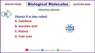 Prostaglandans #Prostaglandans #biologicalmolecules #biologicalmoleculesmcqs #mdcatbiology #biology