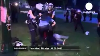 TOMA'dan Göstericiye Sert Müdahale İstanbul, Taksim Gezi Parkı Eylemi    direngeziparki