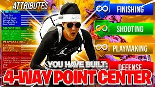 *GAMEBREAKING* 7FT “4-WAY POINT CENTER" BUILD NBA 2K24 NEXT GEN! ISO BIG MAN & CENTER BUILD 2K24!