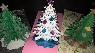 Anna Griffin Christmas tree pop up dies