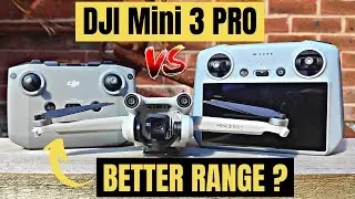 What Controller the gives BETTER Urban Range? DJI Mini 3 PRO Range Test