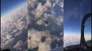 Leaked - Clear video of Fighter Jet encountering a UFO over Alaska