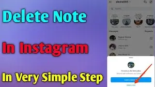 How to delete your note in Instagram 2024