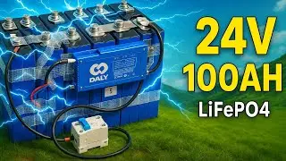 Build a Powerful LiFePO4 100Ah 24V DIY Battery! 🔋💥