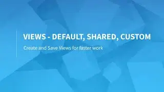 2D and 3D Viewer | Default, Shared and Custom Views