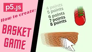 p5.js | How to create a basket game!