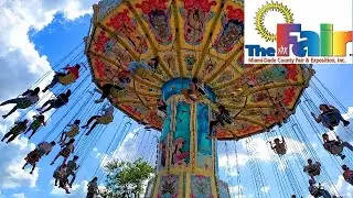 WAVE SWINGER off-Ride (The Fair Miami Dade County Fair & Exposition 2022 4K RIDES)