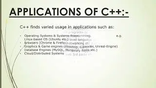 Introduction to C++