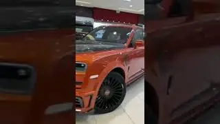 Rolls-Royce in orange colour what a look