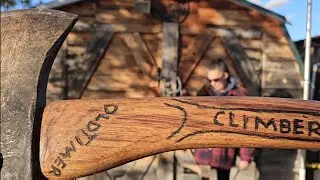 Axes From Oldtimer.  @michaelwhiteoldtimer7648 #axes #wood #firewood #friends