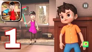 Scary Neighbor 3D Prank Game : Gameplay Walkthrough Part 1