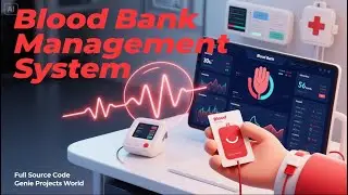 🩸Blood Bank Management System using PHP | Free source code 😉👍| Genie Projects World