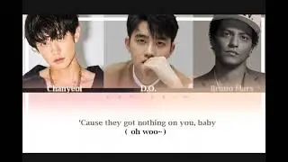 Nothing On You Karaoke : D.O (EXO), Chanyeol (EXO) Rendition with Bruno Mars