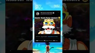 Master Roshi Funny Scene😂 #dbz #goku #shorts 🔥🔥