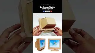 Easy Cardboard Monitor, Cardboard Computer PC 