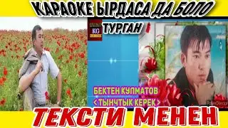 Бектен Кулматов (Тынчтык керек) 🎼🎵🎶 Тексти менен. Автордун аткаруусунда.