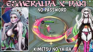 SCRIPT ESMERALDA X DAKI UPPERMOON 6 DEMON SLAYER | MOBILE LEGENDS BANG BANG