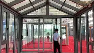 Ms170 Aluminum Triple Track Sliding Door