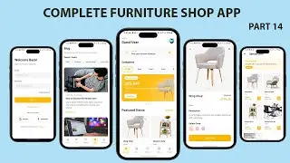 Part 14 | Featured Items Screen | Complete Flutter Furniture Shop App | Provider | Speed Code | 2025