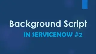 #ServiceNow