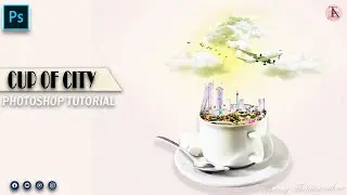 Cup Of City Photoshop tutorial | Photo Manipulation | Graphic Designing