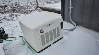 The New Cummins Generator Saved Us During the Snow Storm!!!