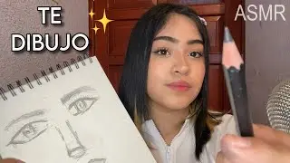 ASMR compañera de clase te dibuja ✏️