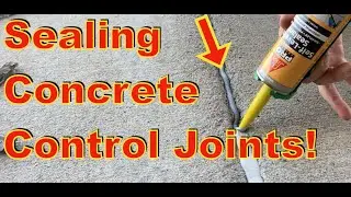 Why Should You Seal Your Concrete Control Joints? DIY | How To