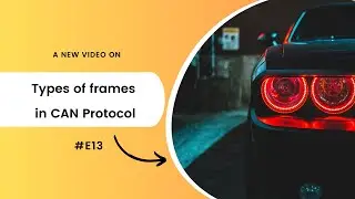 Types of frames in CAN Protocol 