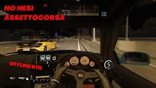 Cruising in the skyline in Assetto Corsa