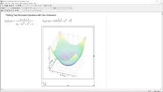 Plotting Multiple Surfaces in Mathcad
