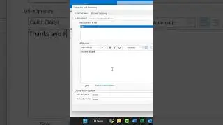 How to Add Thanks and Regards in Outlook? 