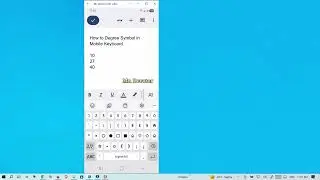 How to type the degree symbol on a mobile keyboard (Quick & Easy)