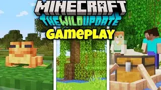 Minecraft 1.19 Wild Update Gameplay Frogs, New City Minecraft Live 2021 | Minecraft Wild Update 1.19