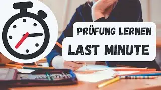 Für Prüfung lernen | LAST MINUTE | Tipps | Vlog