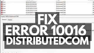 Fix DistributedCOM Event ID 10016 Error in Windows 10 / Windows 11 - EASY FIX 🔥🕷️