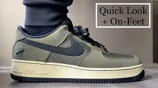 Undefeated Nike Air Force 1 Low Ballistic - Quick Look + On-Feet & Sizing (Dunk vs. AF1 Pack)