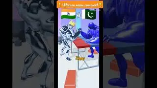 India 🇮🇳 and Pakistan 🇵🇰 Face Off...Who Will Win the Muscle Rush? 