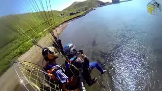 Полёт на параплане в тандеме / Tandem Paramotor. Powered Paragliding