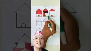 menggambar rumah negara Islam 🇮🇩🇵🇸🇲🇾