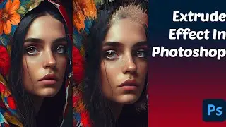Funky Extrude Effect in photoshop 