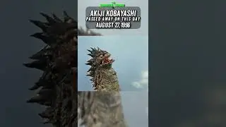 Akiji Kobayashi passed away #onthisday August 27, 1996 #ultraman #godzilla