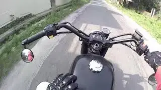 REVIEW motor BOBBER thunder 125