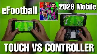 eFootball 2026 Mobile Controller VS Touch Comparison - All Classic Control Skills on Android Phone