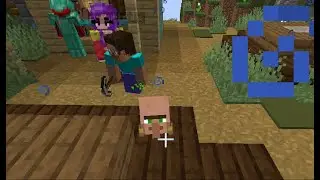 Playing Minecraft bedwars with my brother