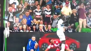 Melbourne Derby Traore and Williams fight