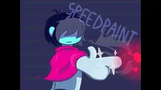 speedpaint #1 - deltarune(kris) || Gerardo Bastidas
