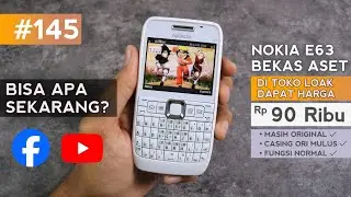 BELI HP 90 RIBU DI TOKO LOAK ! - NOKIA E63 Bekas Aset Negara ! 🤣