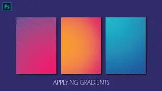 How to Use Gradients in Photoshop | Applying Gradients in Photoshop | Gradient background Photoshop