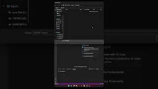 Visual Studio Code New Flutter Project 